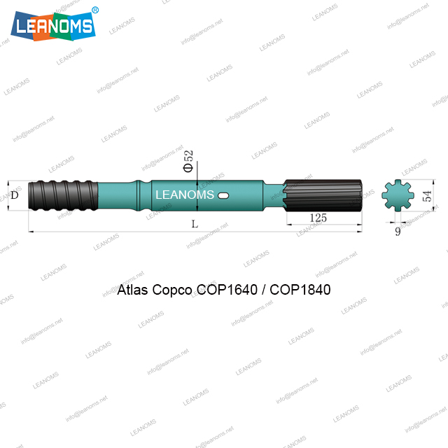 Atlas Copco COP1640/COP1840 Shank Adapter