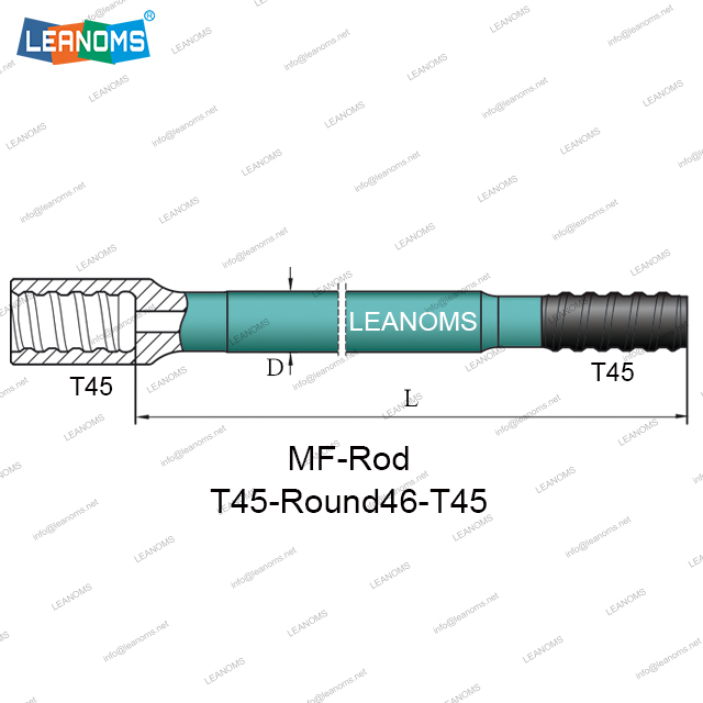 T45-Round46-145 MF Drilling Rod 
