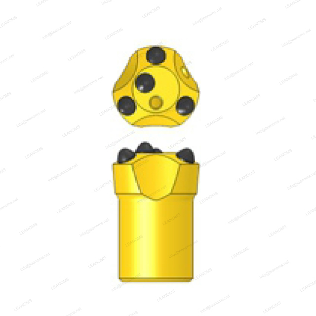 4 Buttons 11° Degree Tapered Button Drilling Bits